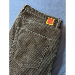 Empyre Relaxed Fit Corduroy Black Pants Mens 36x30 Baggy Y2K Streetwear